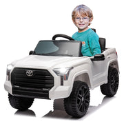 UBesGoo 12V Licensed Toyota Tundra Ride On Cars for Kids White