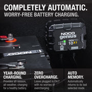Noco GENPRO10X1 Battery Charger 12V 10A Fully Automatic Waterproof On Board