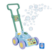Little Kids Inc Bluey Bubble Lawn Mower Bubble Blowing Machine with Sound Blue Toddler Toy 577