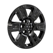 Coast2coast Impostor 18 Inch Black 6 Spoke Snap-On Wheel Cover Set of 4 IMP403BLK