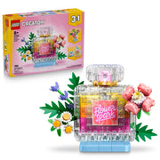 LEGO Creator 3 in 1 Floral Decor Perfume Bottle Building Toy for Kids Ages 8+, 3 Building Options, 286 Pieces, 31383
