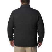 Columbia Great Hart Mountain III Half Zip Fleece Pullover, Black Heather, 4X Tall, 1625233