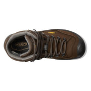 KEEN 1020218 Durand II Mid Waterproof Hiking Boots for Men - Cascade Brown/Gargoyle - 9M