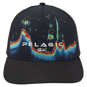 Pelagic Terminal Sonar Performance Trucker Cap - Black/Sonar