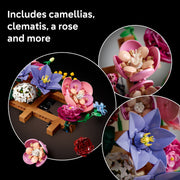 LEGO Botanicals Flower Wall Building Set for Adults, 879 Pieces, Artificial Plants and Flowers Home Office and Bedroom Decor, 11503