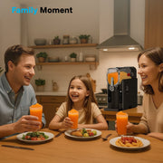 Flamemore WLD028 Slushie Machine for Home with Self-Cleaning, Gray