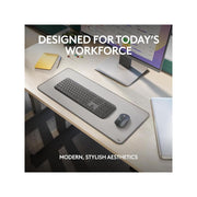 Logitech Signature Slim MK955 Wireless Keyboard and Mouse Combo, Quiet Typing, SmartWheel Scrolling, Multi-Device Bluetooth, Graphite, 920-012427
