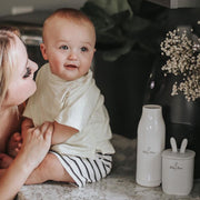 The Baby's Brew Portable Baby Bottle Warmer Pro Set, Dual Heating Modes, Battery-Powered, Leak-Proof Stainless Steel, Smart Sensor Technology, Includes Formula Dispenser