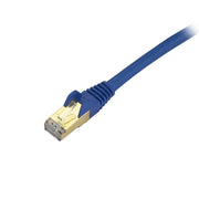 StarTech.com Cat6a Shielded Ethernet Cable, Snagless RJ45, Blue, 8 ft, 10 Gigabit, PoE Support