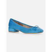 Time and Tru Womens String Bow Block Heel Ballet Shoes, Wide Width Available