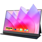 ETEPEHI 15.6'' 1080P Computer Monitor for Laptop, Black.