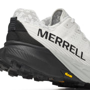 Merrell Agility Peak 5 Men's Trail Running Shoes, Ash/Black, Synthetic Mesh Upper, Vibram MegaGrip Outsole, Size 12, J068333