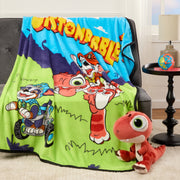 PAW Patrol Rhubarb Kids Weighted Plush Bedding Pillow Buddy, 3 lb, 16.25 in x 12 in x 8.75 in