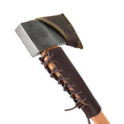 Swiss Tech 28-Inch Drop Forged Steel Camping Axe with American Hickory Handle, Brown, 89209