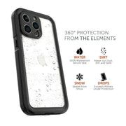 Body Glove 100075029 Tidal Waterproof Phone Case for iPhone 15 Pro Max - Black/Clear