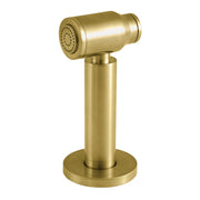Kingston Brass Concord Kitchen Faucet Side Sprayer, Antique Brass, 60-Inch Hose, One-Touch Button, CCRP61K3