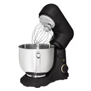 Beautiful 5.3 Qt Stand Mixer, Black Sesame with Flat Beater, Dough Hook, Balloon Whisk