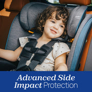 Chicco MyFit Zip Harness + Booster Car Seat, 2-in-1 Convertible, DuoGuard Side-Impact Protection, Nightfall, Adjustable Headrest and Recline