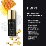 FOREO FAQ 102 Bundle - EMS, RF & LED Facial Toning Device with Manuka Honey Primer, 1 fl oz
