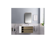 Better Homes & Gardens HY-AM-2001-GOLD Aluminum Frame Wall Mount Mirror Medicine Cabinet