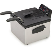 Presto 05466 Stainless Steel Dual Basket Pro Fry Immersion Element Deep Fryer