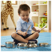Melissa & Doug 4265 Let's Play House! Stainless Steel Pots & Pans Play Set for Kids