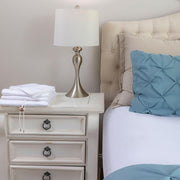 Bed Bunny Locking Fitted Bed Sheet Stays On & Wont Slip, Built-in Compression Cord Hugs Mattresses Tight, AS-SEEN-ON-TV, Wont Slip Off, Anti-Wrinkle & Stain-Resistant CopperSoft Infused with Copper