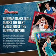 Topps Bowman 2025-26 Basketball Value Box, 6 Packs, 10 Cards Per Pack, 4 Inserts