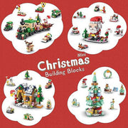 LELEBROTHER 8887 Christmas Building Blocks Set 24 Days Countdown Calendar Toys for Kids, 1122 Pcs
