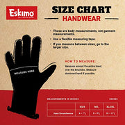 Ardisam Eskimo Buffalo Plaid Cold Weather Fishing Gloves, Waterproof 5K/5K, 200g Thinsulate Insulation, DuraDry Polyester, Red/Gray, X-Small/Small