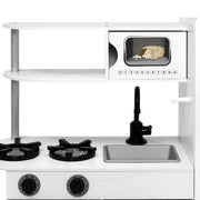 Delta KT86593GN-1652 Children Deluxe Modern Toy Kitchen Playset White