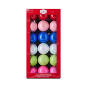 Holiday Time 50-Count Brights Shatterproof Christmas Ball Ornaments, Multicolor, Glossy and Matte Finish