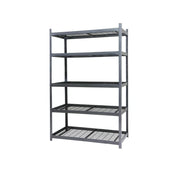 Stronghold 020045-2 Garage Gear 5-Shelf Boltless Rack Wire Decking in Texture Gray, 800lbs per Shelf