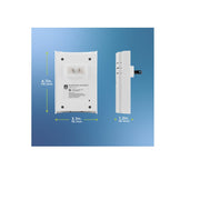 Philips DES2280W/27 Plug in 8-Melody Doorbell Kit, White, 2 Push Buttons
