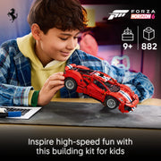 LEGO Technic Ferrari 488 PISTA Car Toy, 882 Pieces, Multicolor, 11 in