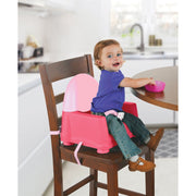 Safety 1st Easy Care Swing Tray Feeding Booster, Coral Crush, Portable, Adjustable Height, Dishwasher Safe, BO048FHV