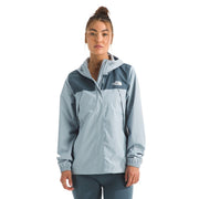 The North Face Antora Women's Waterproof Rain Jacket, Breathable DryVent Fabric, Frost Grey/Granite Grey, Medium, NF0A8BKDGKP