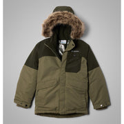 Columbia Boys Nordic Strider II Outerwear Jacket, Waterproof, Insulated, Adjustable Fit, Stone Green, 2XSmall, 209022