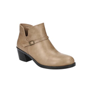Easy Street Womens Ellery Block Heel Booties - Taupe BEIGE 10 MEDIUM