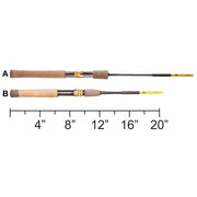 Eagle Claw Trailmaster Series Travel Pack Rod - 7' - Medium Light - B