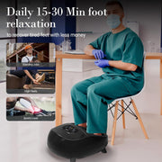 CuPiLo Shiatsu Foot Massager, Upgraded Full Foot Massage with 3 Heating Levels, 3 Compression Intensities, 3 Deep Kneading Speeds, Remote Control, Timer, Fits Up to Size 14