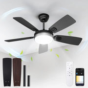 BLITZWILL 2834 Ceiling Fans with Lights and Remote 42