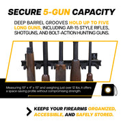 Rush Creek Creations 5-Gun Wall Rack