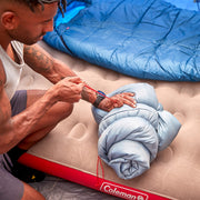 Coleman 85767103 Tidelands 50-Degree Warm Weather Mummy Big and Tall Sleeping Bag, Gray