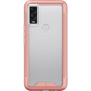 ZIZO IONC-CKPDA-RGD ION Series for Cricket Innovate E 5G Case - Military Grade Drop Tested with Tempered Glass Screen Protector - Rose Gold