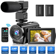 ACTITOP 201LM+M105 Video Camera with Microphone, 24MP