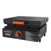 Blackstone Adventure Ready Outdoor Griddle, Single Burner 17 in Propane Flat Top Grill, Black, 2493