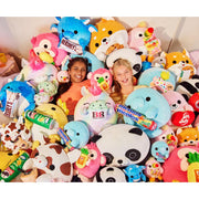 ZURU Snackles Series 2 Bonnie the Cow Plush Toy with Licensed Kung Fu Bubble Tea Accessory, Ultra Soft Polyester, 8 Inch Collectible Stuffed Animal