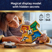 LEGO Harry Potter Hogwarts House Crest Building Toy, 545 Pieces, Multicolor, Ages 12+, 6588704