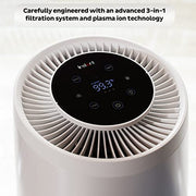 Instant Pot 150-0004-01 HEPA Quiet Air Purifier with Plasma Ion Technology Off-White